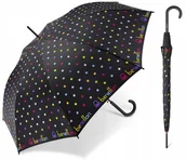 Parasole - PARASOL PARASOLKA DAMSKA MĘSKA BENETTON DŁUGA KROPKI AUTOMATYCZNA - miniaturka - grafika 1