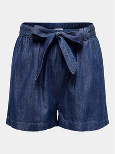 JDY Szorty materiałowe Kai 15321166 Granatowy Regular Fit - Spodenki damskie - miniaturka - grafika 1