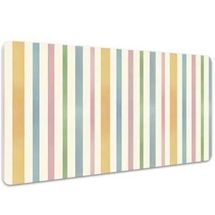 Podkładka na całe biurko Geometryczne kolorowe linie 100x50 cm - Podkładki na biurko - miniaturka - grafika 1