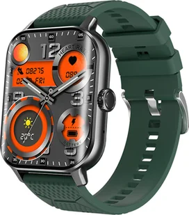 Smartwatch F12 dla mężczyzn i kobiet, zakrzywiony ekran o przekątnej 2,02 cala (5,1 cm), kompatybilny z systemem Android/iOS, sportowy zegarek fitness z czujnikiem tętna - Elektronika OUTLET - miniaturka - grafika 1