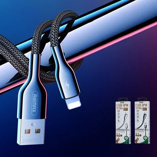 REMAX Kingpin kabel przewód USB - Lightning 2.1A 1m biały (RC-092i) - Kable USB - miniaturka - grafika 3