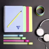 Zeszyty szkolne - Clairefontaine 5 Kołozeszytów Linicolor A5, 90 Kartek W Linie - miniaturka - grafika 1