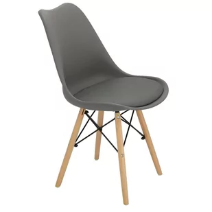 Krzesło do kuchni, jadalni, 52x49x82 cm, ciemny szary - Krzesła - miniaturka - grafika 1