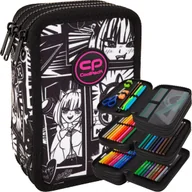 Piórniki - COOLPACK PIÓRNIK SZKOLNY TRZYKOMOROWY Z WYPOSAŻENIEM MANGA - miniaturka - grafika 1