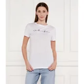 Koszulki i topy damskie - Armani Exchange T-shirt | Regular Fit - miniaturka - grafika 1