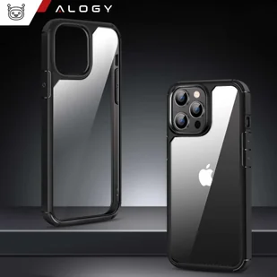 Etui do iPhone 15 Pro Obudowa Case +2x szkło na ekran i 2x obiektyw pancerne Alogy 360 Hybrid Set 5w1 czarno-przezroczyste - Etui i futerały do telefonów Etui do iPhone 15 Pro Obudowa Case +2x szkło na ekran i 2x obiektyw pancerne Alogy 360 Hybrid Set 5w1 czarno-przezroczyste - Etui i futerały do telefonów - miniaturka - grafika 13