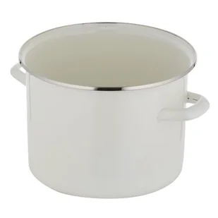 Garnek FLORINA Prosty Gładki 16 cm Kremowy - Garnki - miniaturka - grafika 1