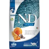 Sucha karma dla kotów - Farmina N&D Ocean Feline Herring Pumpkin&Orange Adult 5 kg - miniaturka - grafika 1