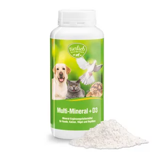 Sanct Bernhard Tierlieb Multi-Mineral +D3 Preparat witaminowy dla psów i kotów 200g - Suplementy i witaminy dla psów - miniaturka - grafika 1