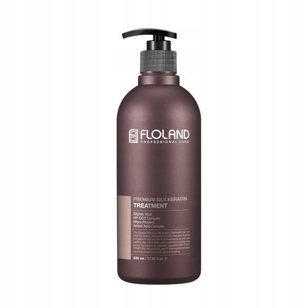 Floland Professional Premium Silk Keratin odżywka do włosów zniszcz 530ml