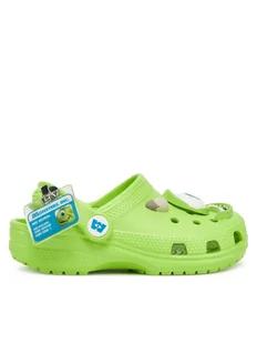 Crocs Klapki Monsters Inc Mike Cls Clg K 210876 Zielony - Buty dla chłopców - miniaturka - grafika 1