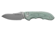 Noże - Nóż składany Viper Moon Teal Green Canvas Micarta, Stonewashed MagnaCut by Fabrizio Silvestrelli (V6010TE) - miniaturka - grafika 1