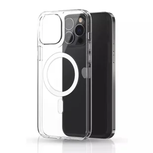 Kingxbar PQY Crystal Series magnetyczne etui do iPhone 13 Pro obudowa pokrowiec przezroczysty (kompatybilne z MagSafe) - Etui i futerały do telefonów - miniaturka - grafika 1