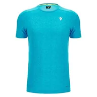 Koszulki męskie - Macron Run Start Scd Ralph T-Shirt Print Nsky Mel SS Man, Koszulka męska, Niebieski Sky, XXL - miniaturka - grafika 1