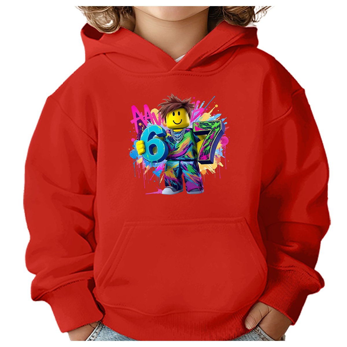 BLUZA DZIECIĘCA 67 SIX SEVEN VIRAL ROBLOX 110-116 CHŁOPIĘCA DZIEWCZĘCA