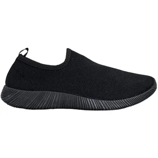 SHELOVET Sportowe Buty Slip On czarne - ButyModne - Slip on damskie - miniaturka - grafika 1