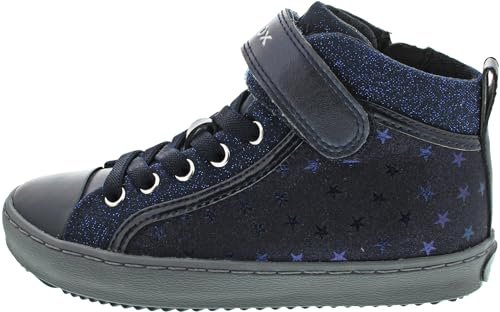 Geox Dziewczęce J Kalispera Girl I sneakersy, niebieski granatowy C4064, 29 EU