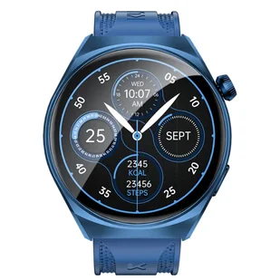 Kumi Smartwatch GW6 1.43 cala 300 mAh niebieski - Smartwatch - miniaturka - grafika 1
