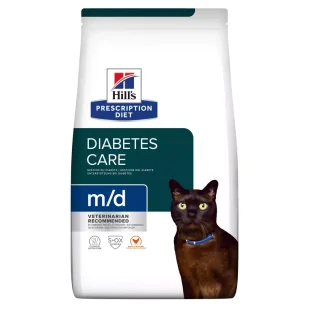HILL'S PD Prescription Diet Feline m/d 3kg - Sucha karma dla kotów - miniaturka - grafika 1
