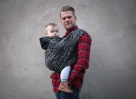 Chusty do noszenia dzieci - Yaro Slings Chusta tkana Yaro Slings Dandy Black Natural Wool 5 4.2 m. - miniaturka - grafika 1