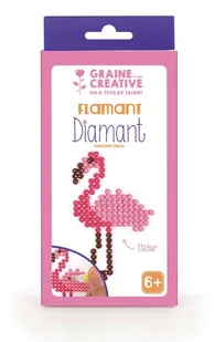 Graine Creative Naklejka Diamentowa Mozaika Flaming GC-750215 - Zabawki kreatywne - miniaturka - grafika 1