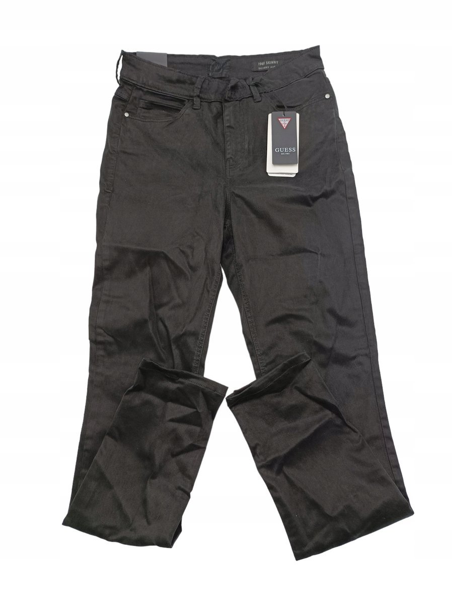 GUESS W2RA46W93CE JBLK, damskie jeansy / rurki, r.28/29