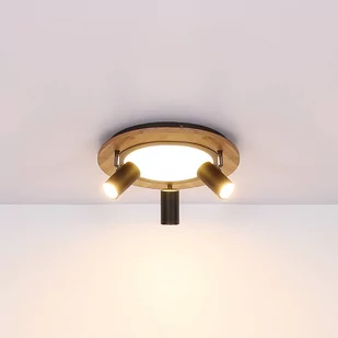 Lampa sufitowa Kassu o wyglądzie drewna Ø 40cm - Lampy sufitowe Lampa sufitowa Kassu o wyglądzie drewna Ø 40cm - Lampy sufitowe - miniaturka - grafika 2