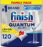 Środki do zmywarek - FINISH QUANTUM All in One Tabletki do zmywarki LEMON 120szt - miniaturka - grafika 1