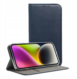 Kabura SMART MAGNETO do SAMSUNG M16 5G granatowy - Etui i futerały do telefonów - miniaturka - grafika 1