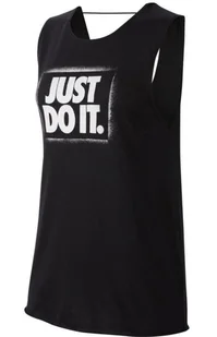Koszulka Nike Just Do It DRY Modern Muscle Top BV4484-010 XS - Koszulki i topy damskie - miniaturka - grafika 1