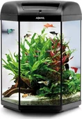 Akwaria i zestawy akwarystyczne - Axentia Akvariumas Hexa Set 60 Black - miniaturka - grafika 1