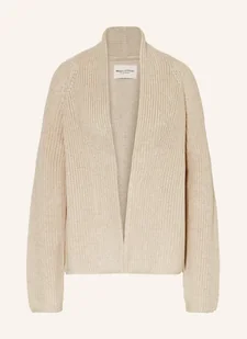Marc O'polo Dzianinowe Wdzianko beige - Swetry damskie - miniaturka - grafika 1