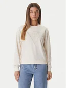 Bluzy damskie - Guess Bluza W6GQ09 K3183 Écru Regular Fit - miniaturka - grafika 1