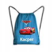 Plecaki worki - Worek Szkolny Na Buty Plecak Zygzak Mcqueen Auta - miniaturka - grafika 1