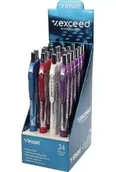 Długopisy - Długopis automat. Exceed 208 niebieski (24szt) - miniaturka - grafika 1