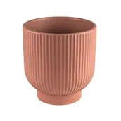 Donice - Osłonka na nóżce TERRA ochra 13 cm DHG - miniaturka - grafika 1