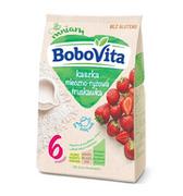 Nutricia BOBOVITA BoboVita Kaszka mleczno-ryżowa truskawka, 230g