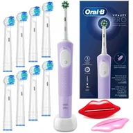 Szczoteczki elektryczne - Oral-B Vitality Pro D103 Fioletowa Zestaw - miniaturka - grafika 1