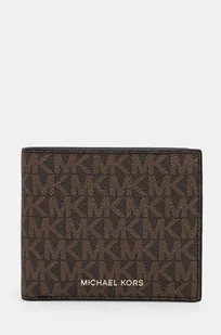 Michael Kors portfel męski kolor brązowy - Portfele - miniaturka - grafika 1