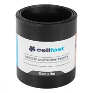 Ogrodzenia - CELLFAST Obrzeże ogrodowe proste 15cm x 9m czarne AP_219146 - miniaturka - grafika 1