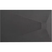 Brodziki prysznicowe - Rea Brodzik prysznicowy Magnum Black 80x100 - miniaturka - grafika 1