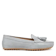 Mokasyny damskie - Mokasyny Geox D Kalistena D651JE 00022 C0397 Szary - miniaturka - grafika 1