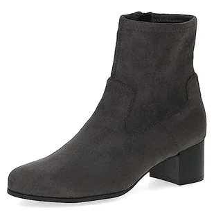 Caprice Damskie 9-26444-41 botki sznurowane z obcasem, Dk Grey Str, 40 EU - Botki damskie - miniaturka - grafika 1