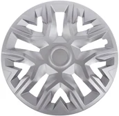 Kołpaki samochodowe - Komplet kołpaków uniwersalnych The Best Silver srebrne 15 cali - miniaturka - grafika 1