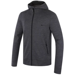 Męska bluza Zulu Merino Hoodie 230 Rozmiar: XL / Kolor: szary - Bluzy sportowe męskie - miniaturka - grafika 1