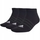 Skarpetki damskie - Skarpety adidas Thin and Light Sportswear Low-Cut 3 Pairs czarne IC1336 34- - miniaturka - grafika 1
