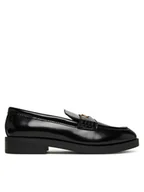 Półbuty damskie - Liu Jo Loafersy Preppy 01 SF5129 PX362 Czarny - miniaturka - grafika 1