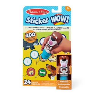 Sticker WOW! Stempelki z naklejkami piesek - Zabawki kreatywne - miniaturka - grafika 1