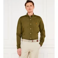 Koszule męskie - POLO RALPH LAUREN Lniana koszula Custom fit - miniaturka - grafika 1