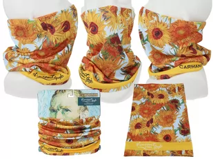 Komin/chusta - V. Van Gogh. Słoneczniki - alternatywa maseczki (CARMANI) - Apaszki i szaliki damskie - miniaturka - grafika 1